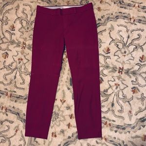 Banana Republic Sloan Skinny pant- Burgundy size 6